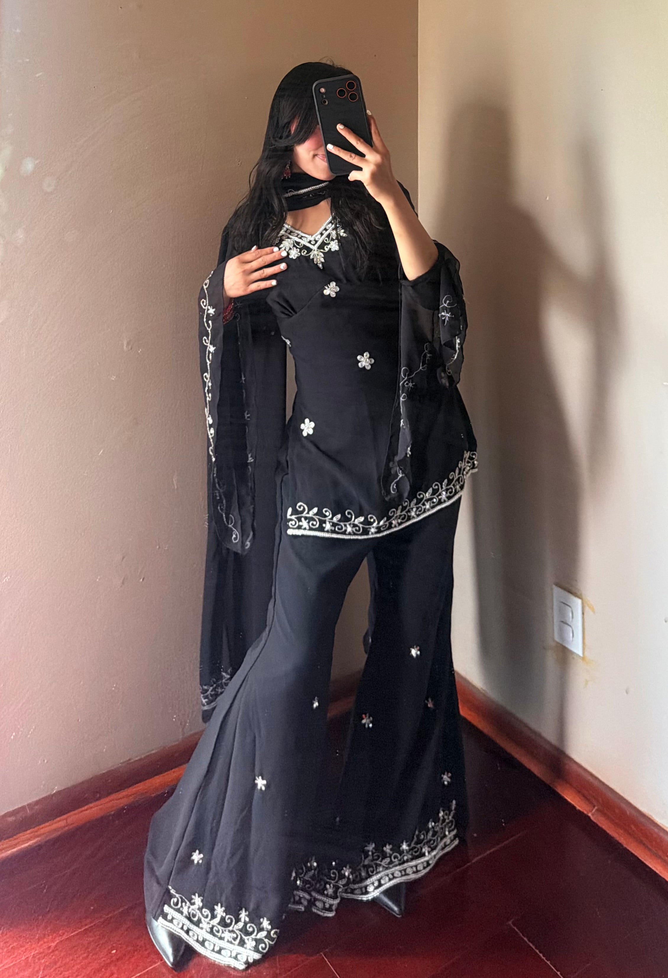 90s Handwork Kurta Suit