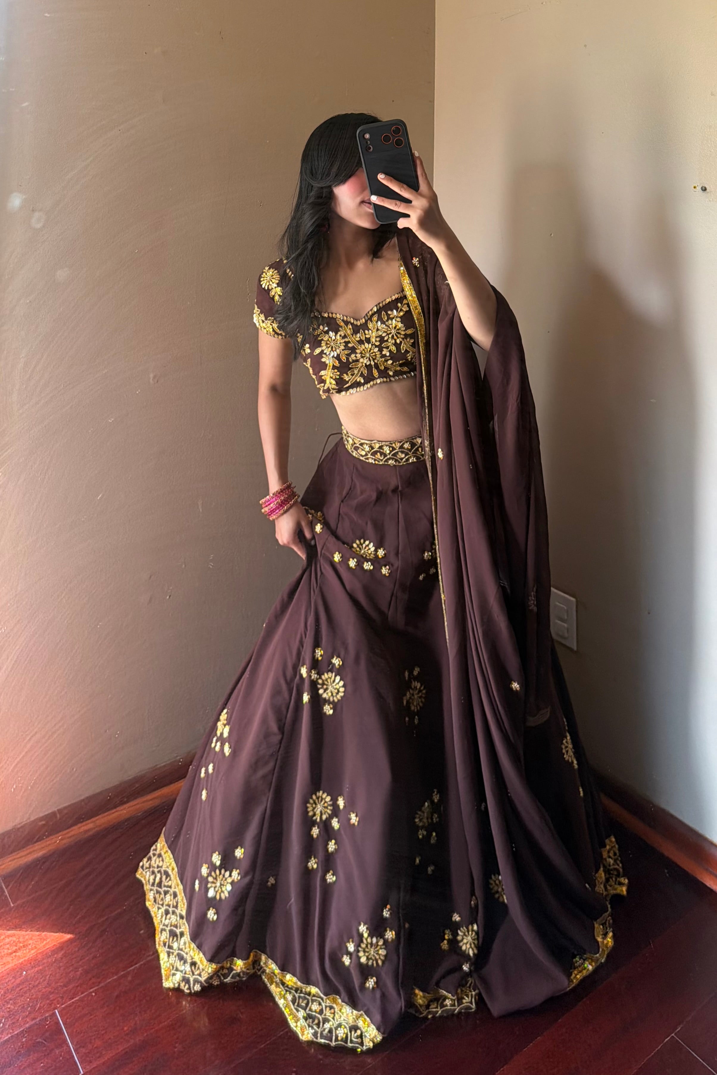 Heavy Handwokr Lehenga Set