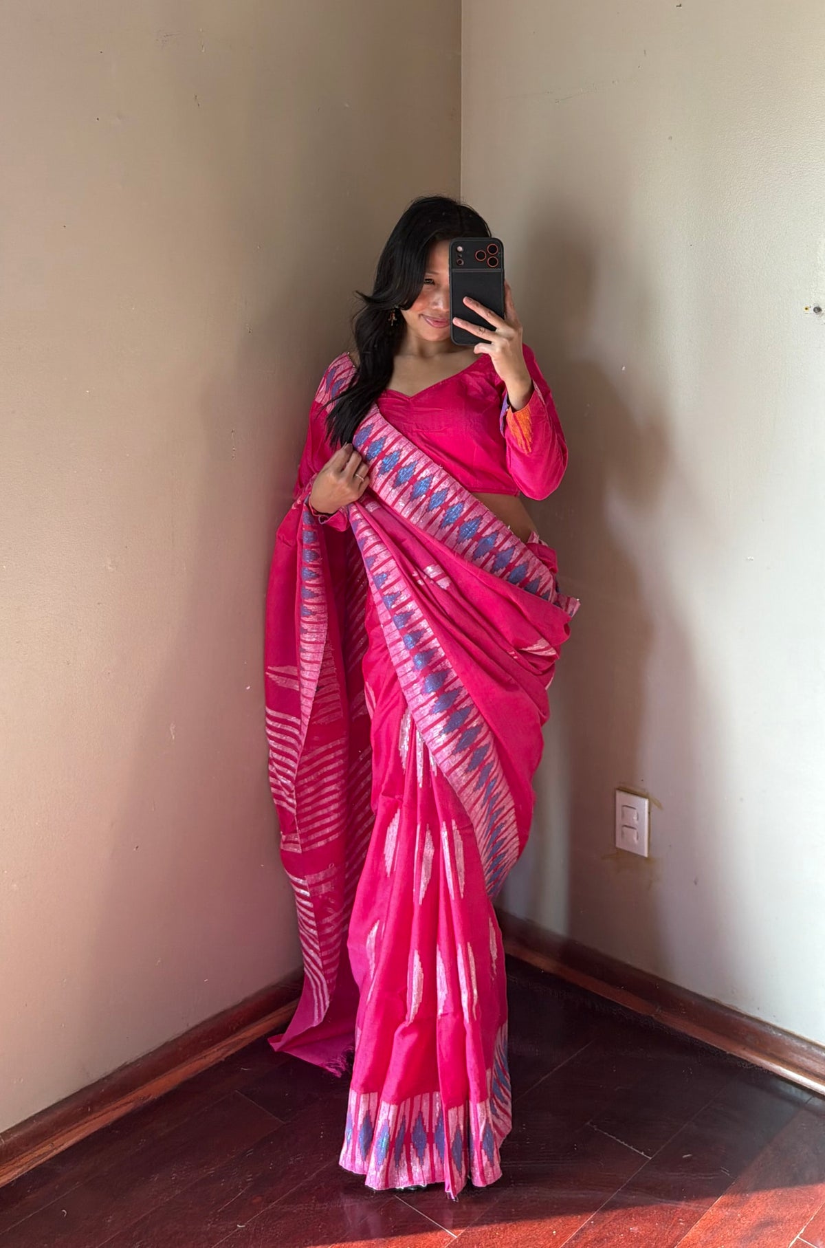 Pure Dhaka Saree Set