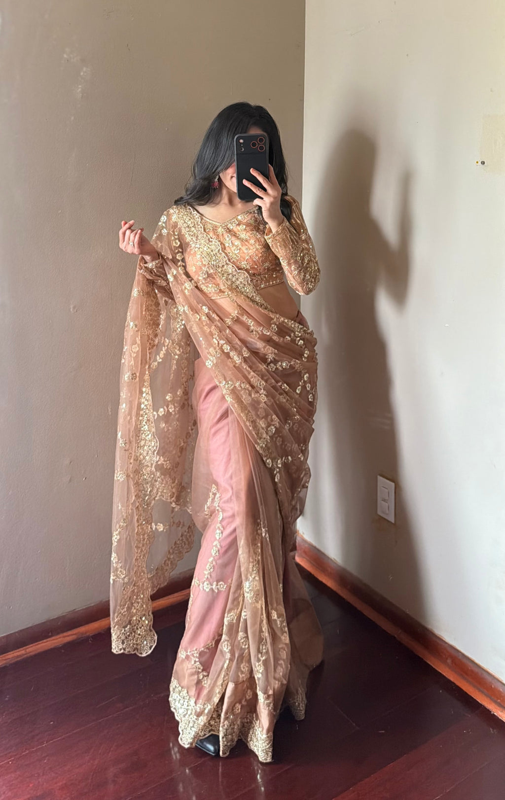 The Gold Saree Set