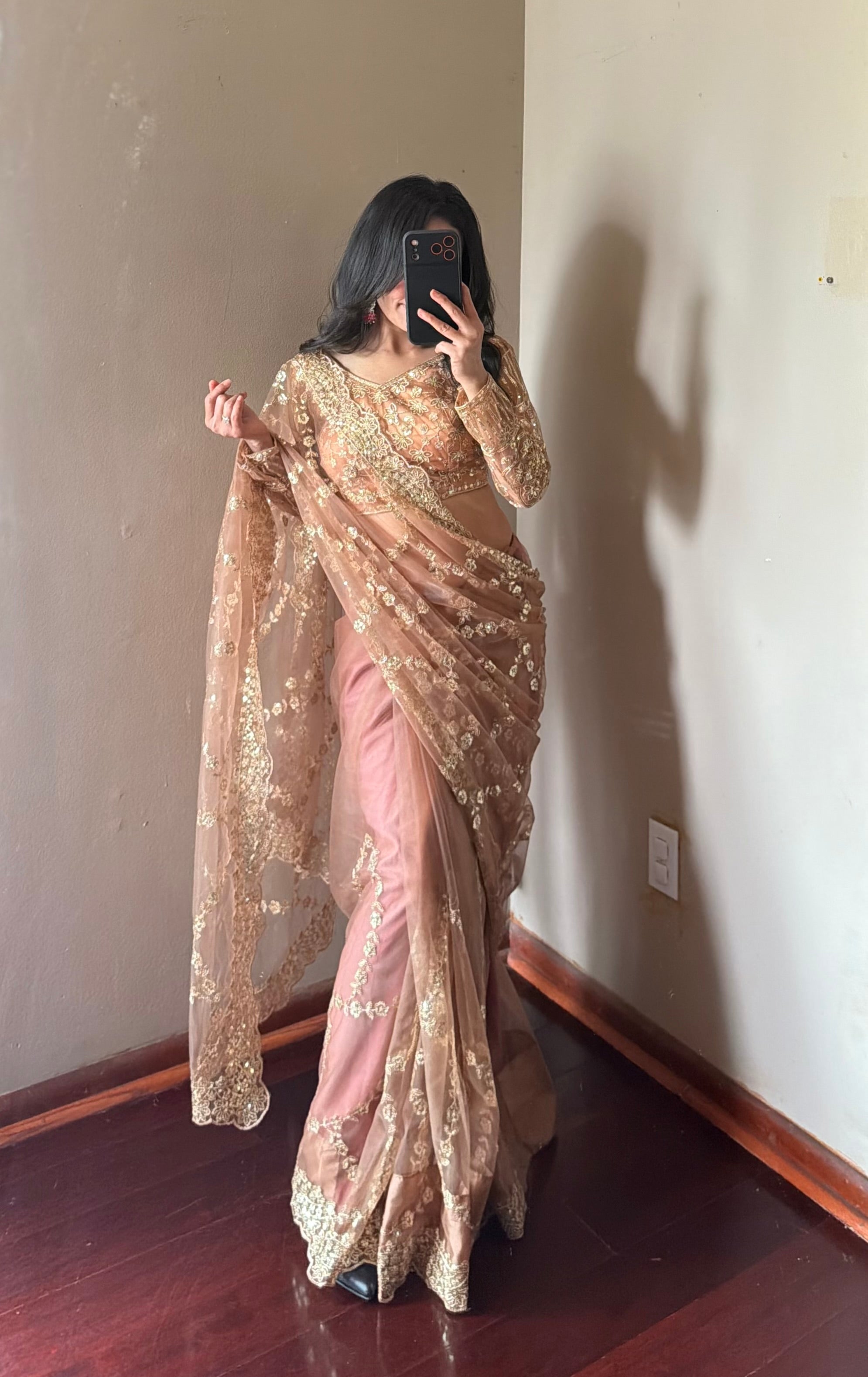 The Gold Saree Set