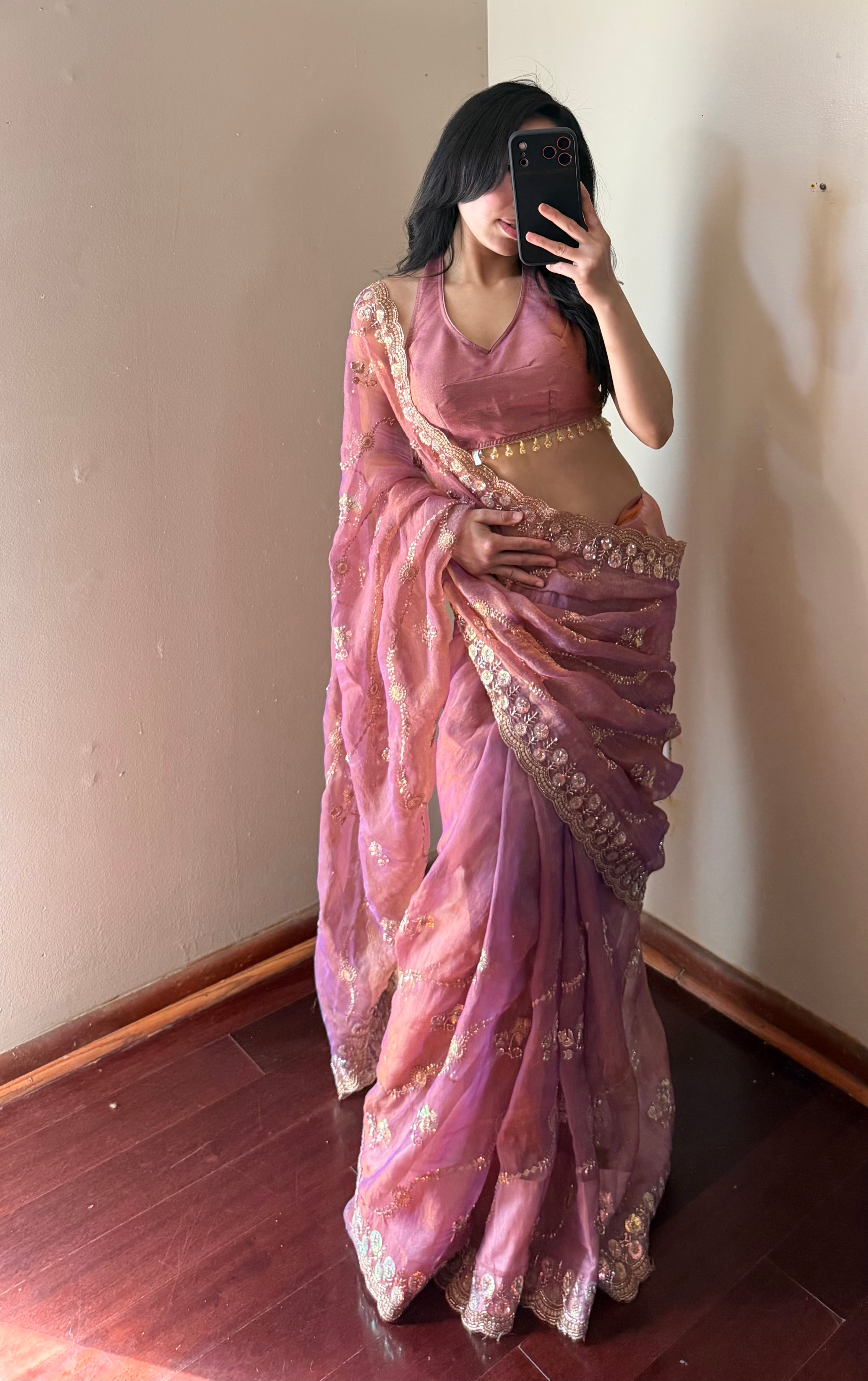 Fendy Silk Saree set