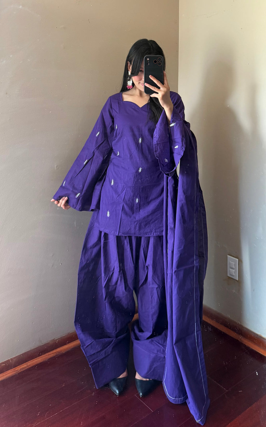 COTTON FARSHI SALWAR SET
