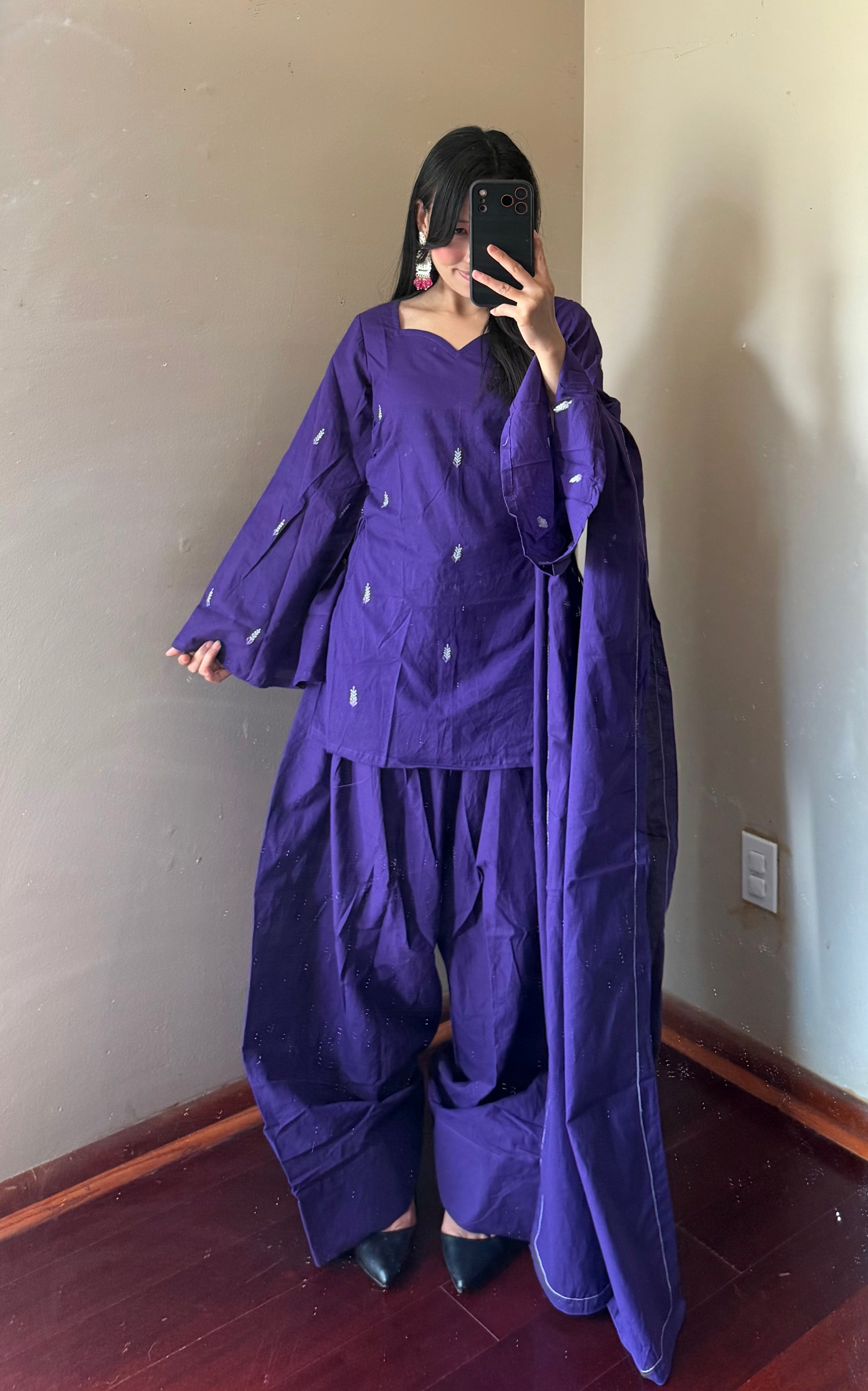 COTTON FARSHI SALWAR SET
