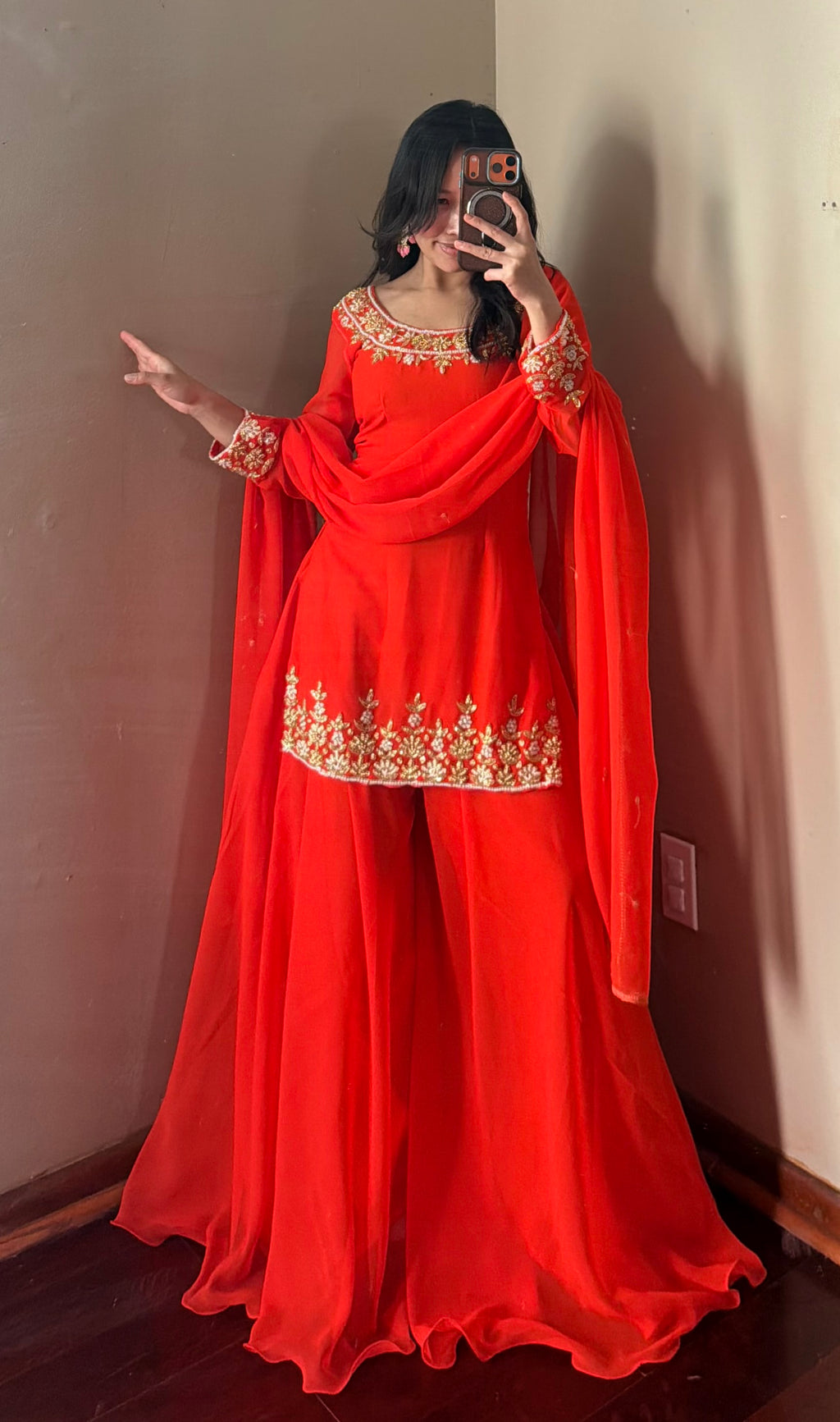 Heavy Handwork Kurta Suit