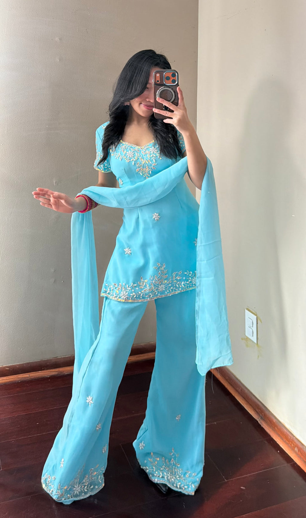 90s Handwork Kurta Suit
