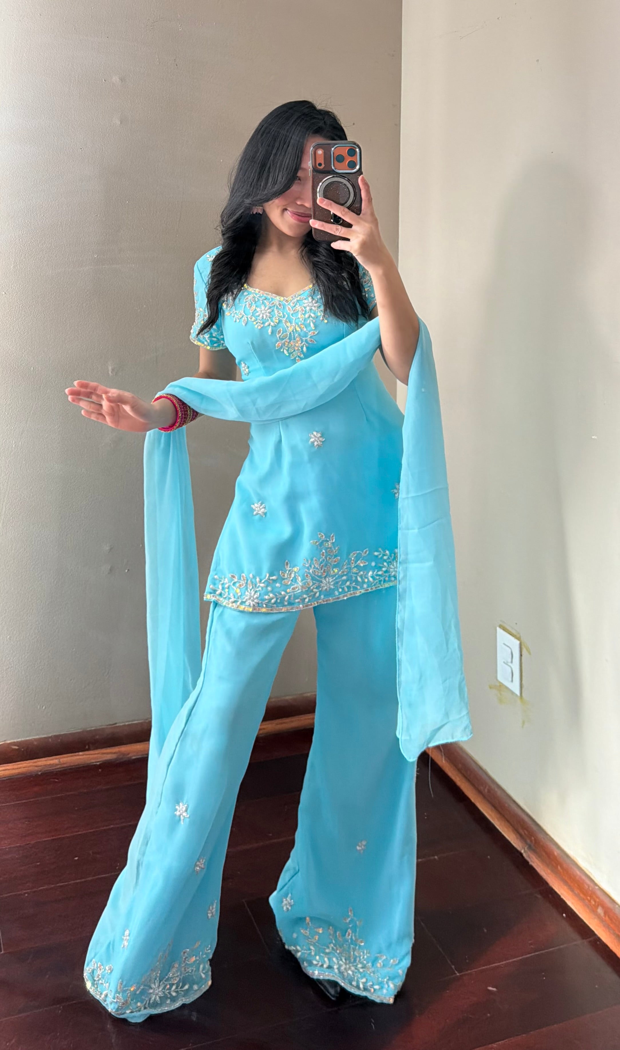 90s Handwork Kurta Suit