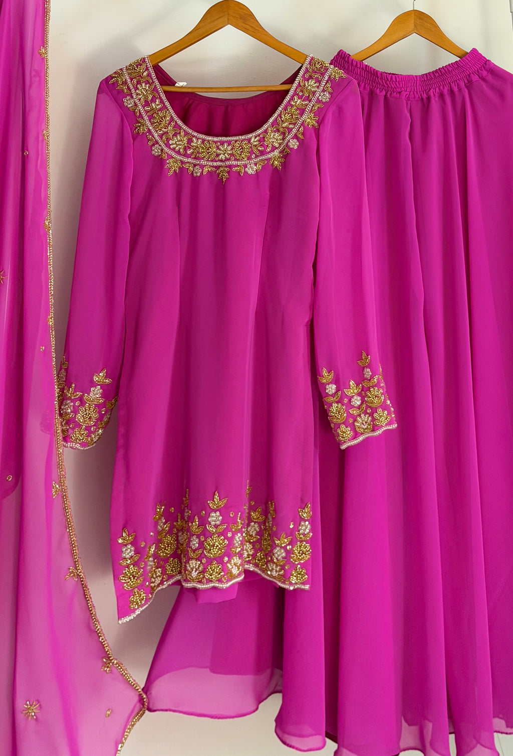 Heavy-Handeork Kurta set