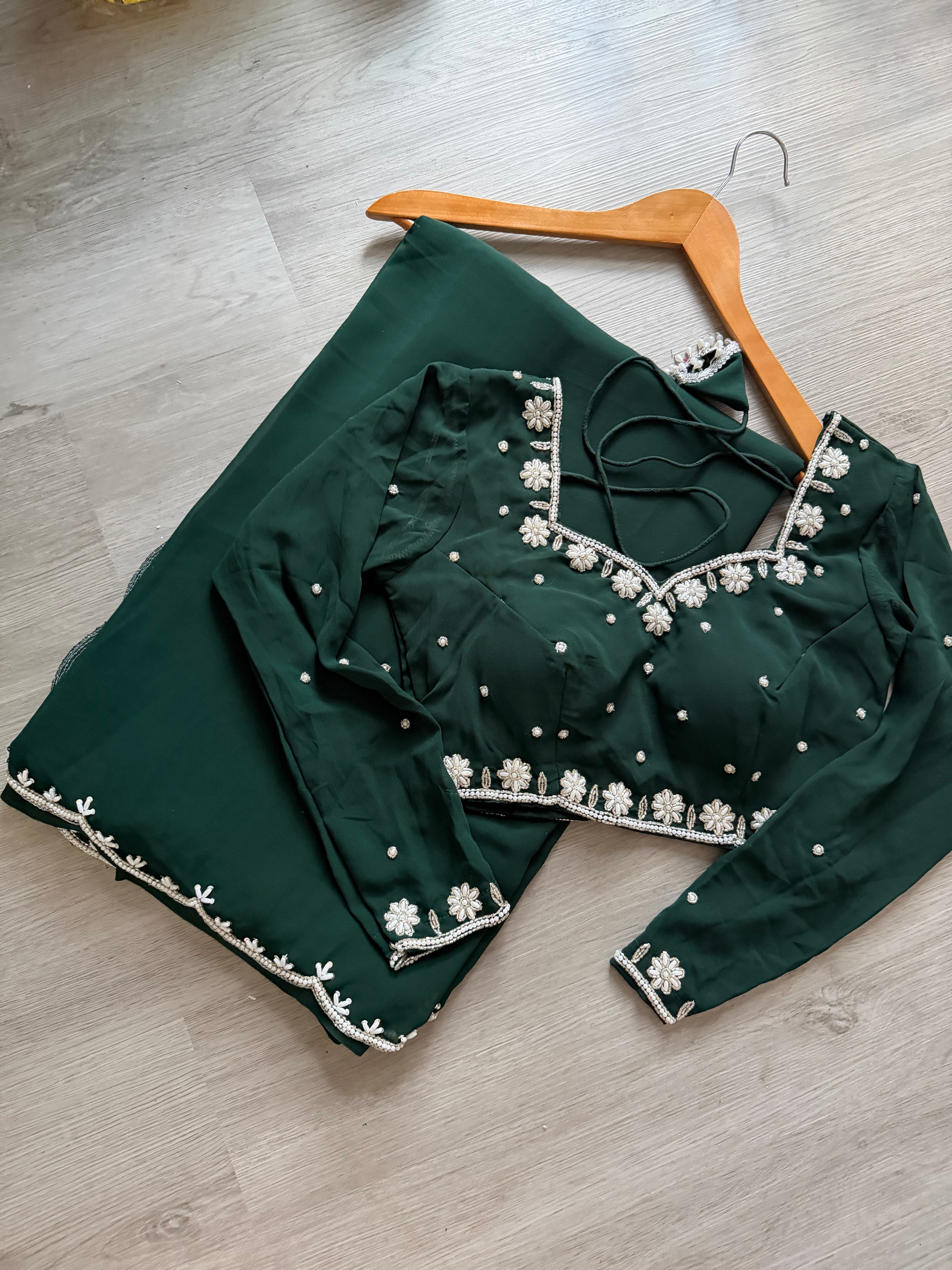 Handwork Saree Set