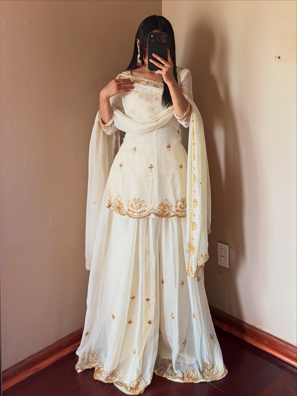 Heavy Handwork Kurtha Suit