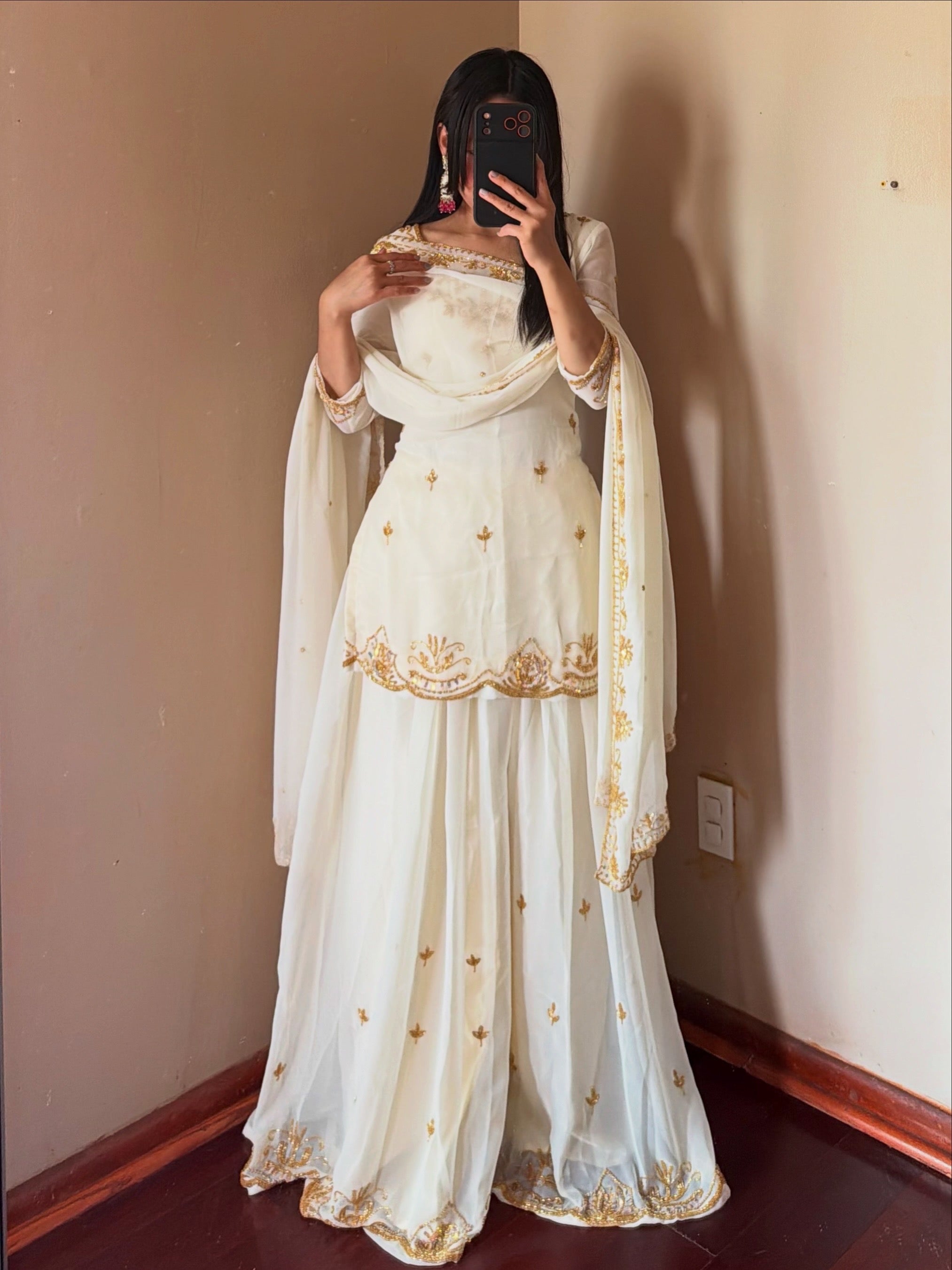 Heavy Handwork Kurtha Suit