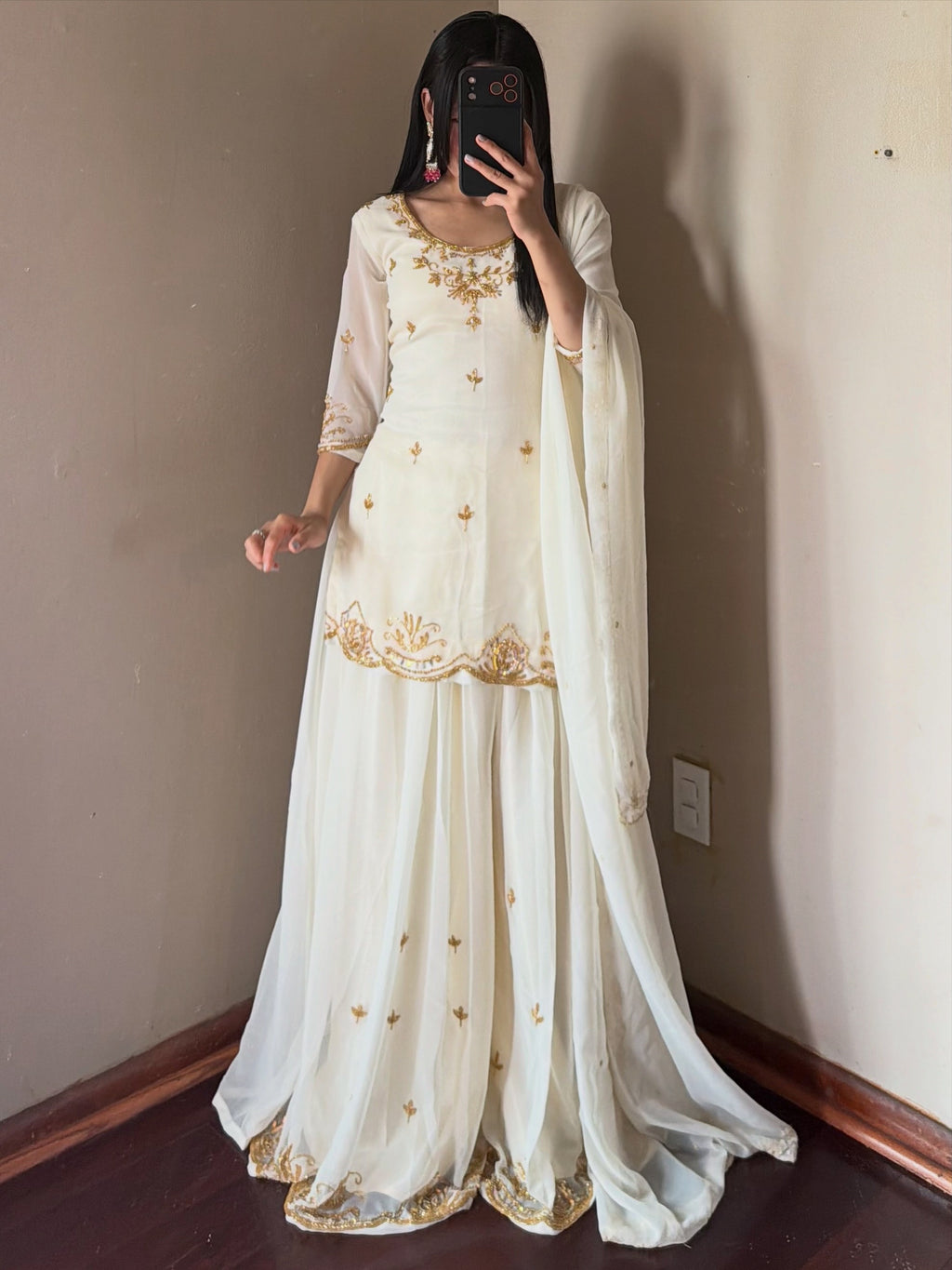 Heavy Handwork Kurtha Suit