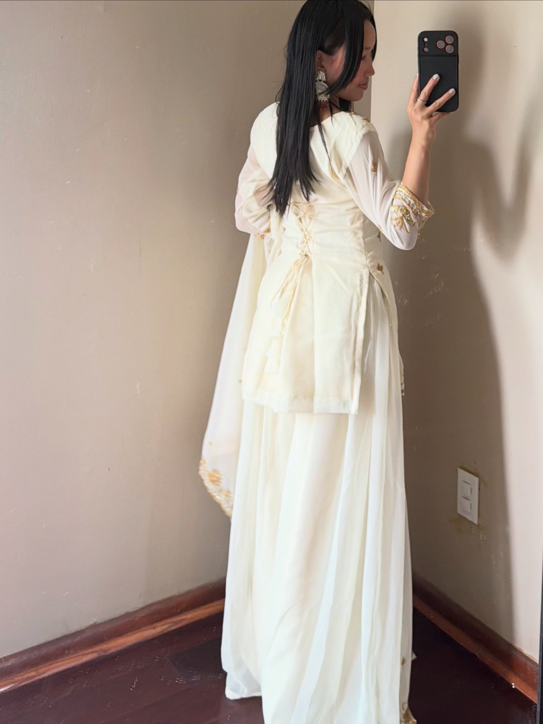 Heavy Handwork Kurtha Suit