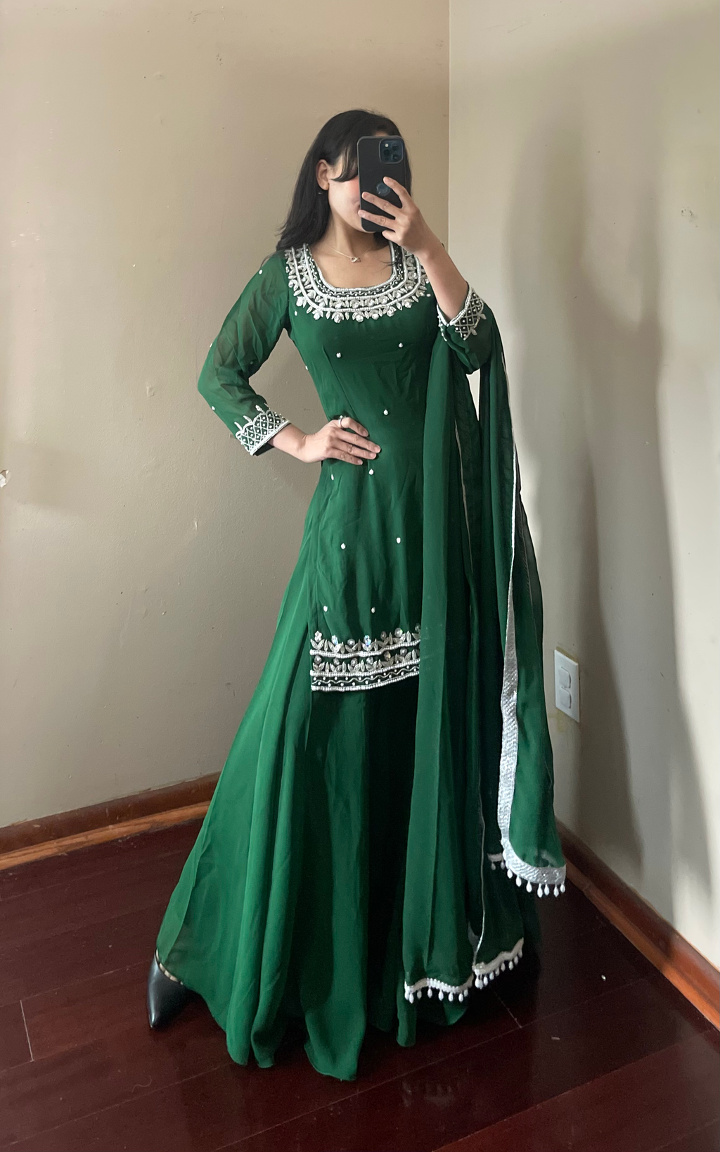 Heavy Handwork Kurta Set image 0