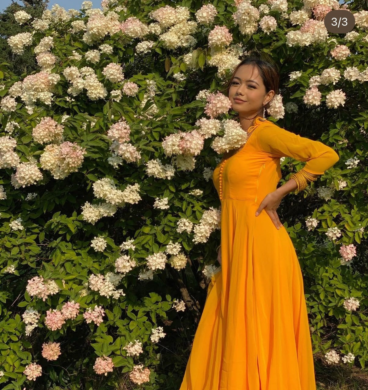 Customer wearing Sisters Collection