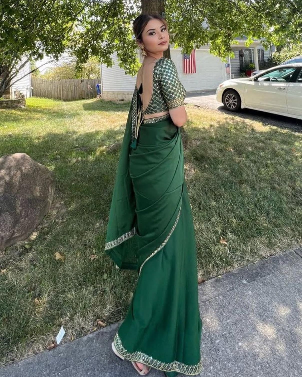 Customer wearing Sisters Collection