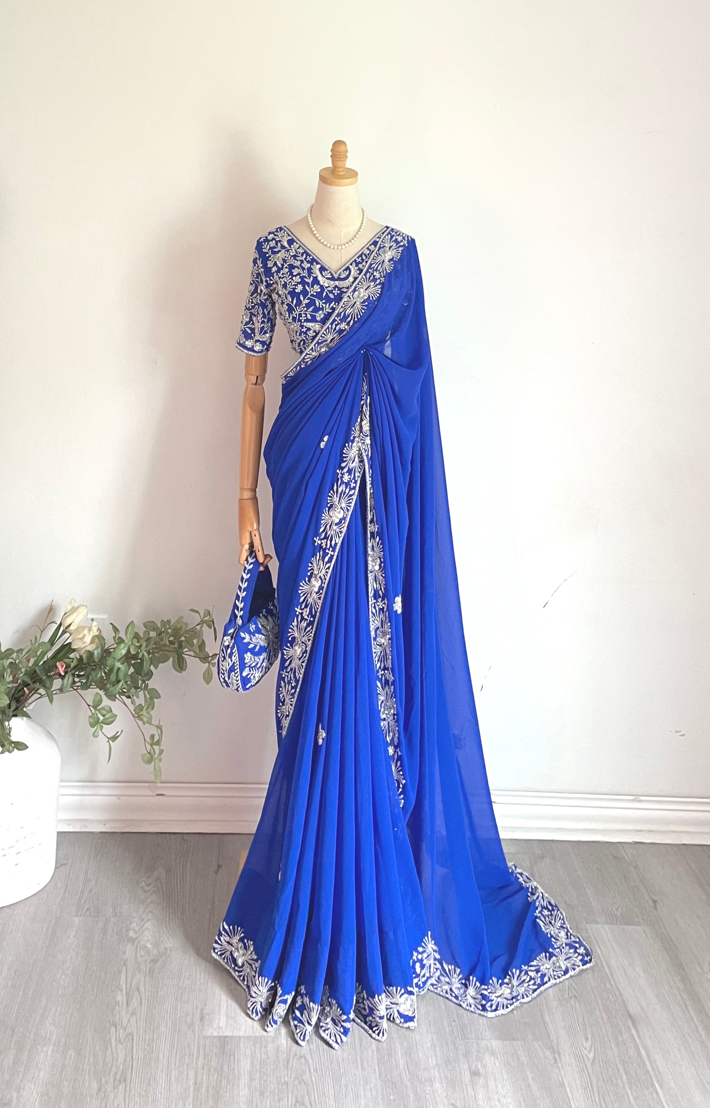 Heavy Handwork Saree Ser image 0