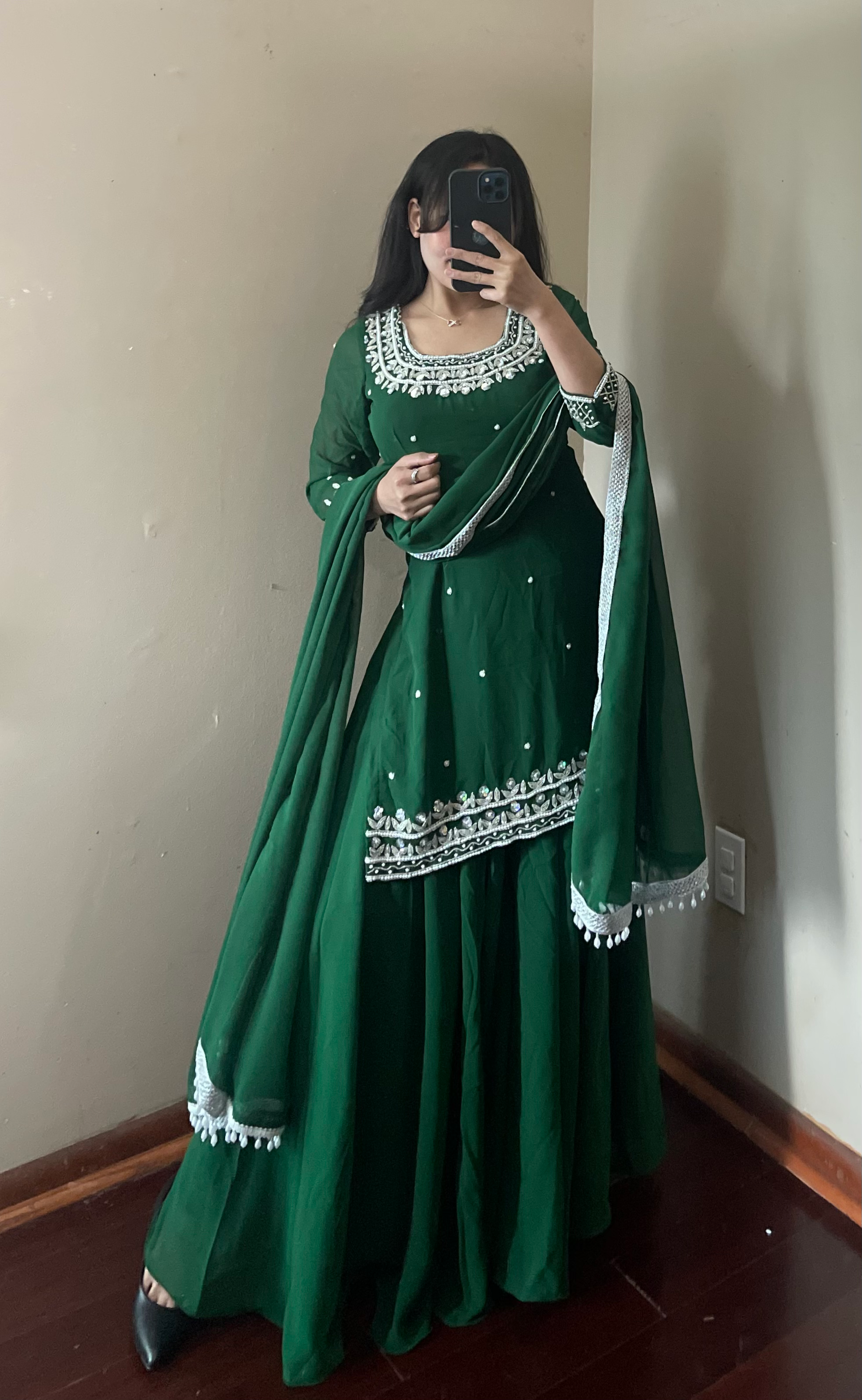 Heavy Handwork Kurta Set image 1
