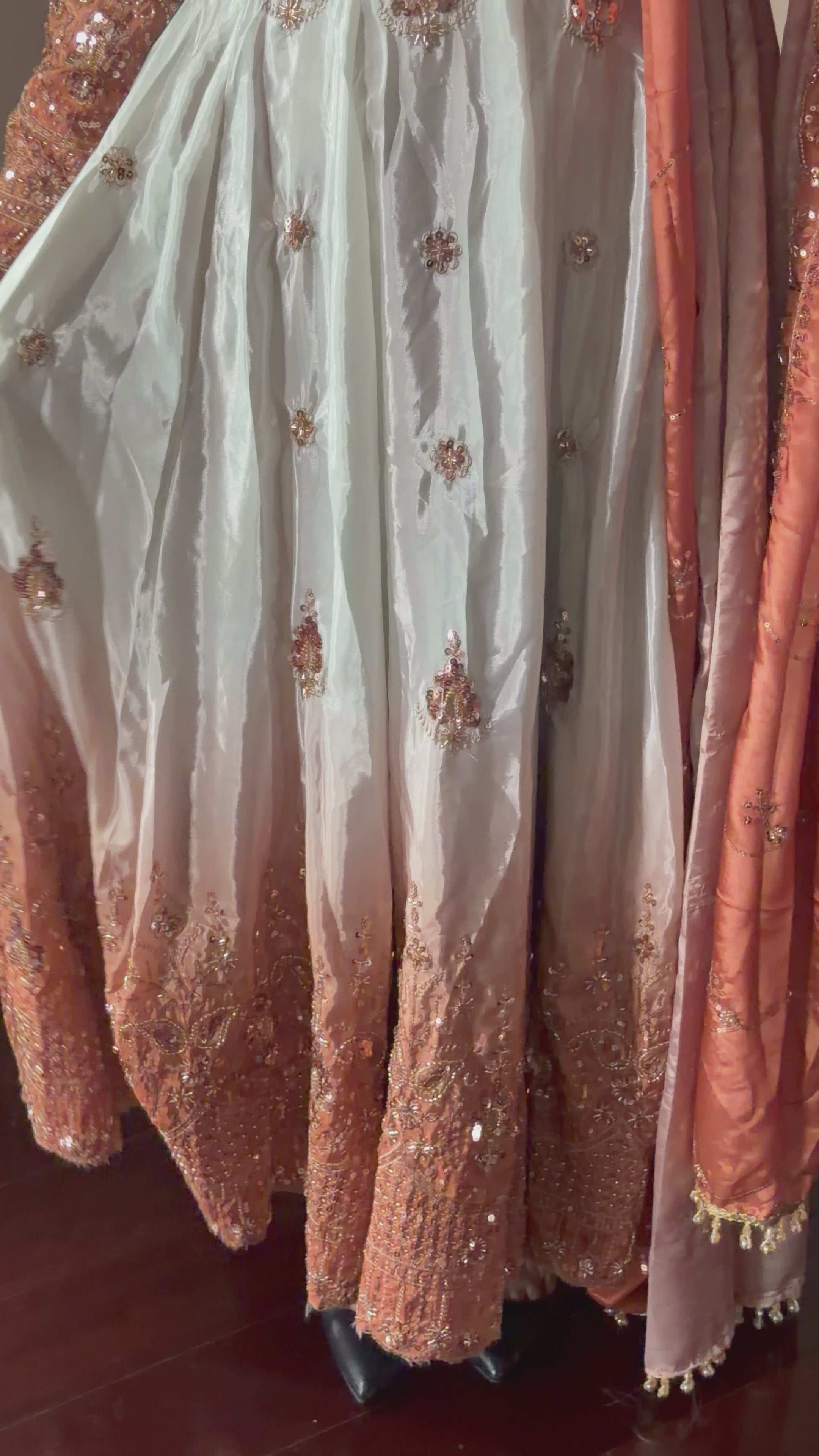 Heavy-worked Anarkali Set